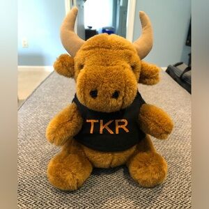 Vintage 1999 Bull Plush 9” Tall (From Top Of His Horns To The Bottom)